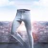 Men's Double-Layer Thick Velvet Warm Pants - Autumn/Winter Slim Fit for Middle-Aged & Young Adults