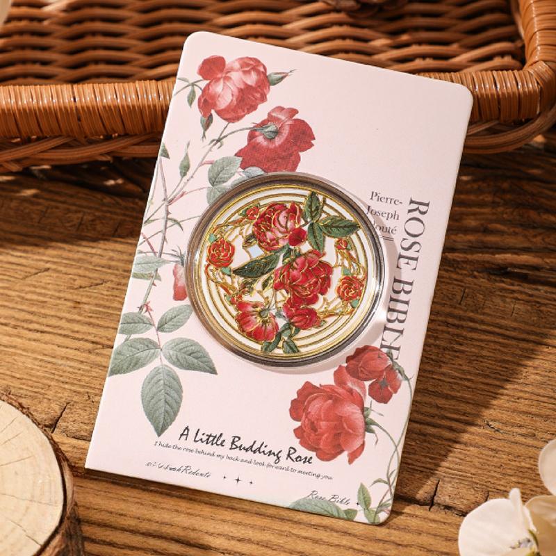 Love and Deepspace Sylus Qinche Farbige Rose Münze Anime Cosplay Wunschmünze Reise Jubiläum Geburtstagsgeschenk für Freunde Spielfans