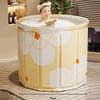 Foldable Bathtub Portable and Durable Adult Bathtub Long-lasting Temperature Control Lock Type Bath Tub Non Installed Bathtub