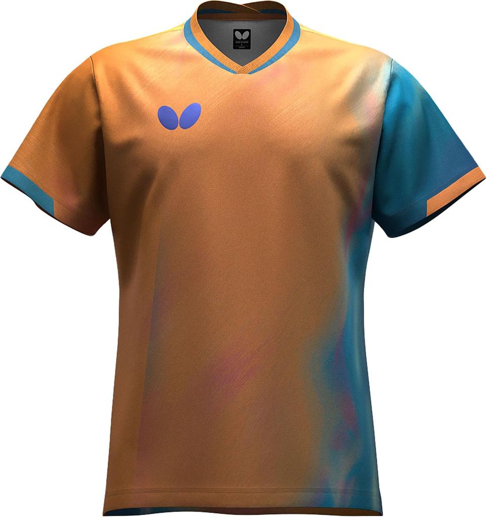 Tričko pro stolní tenis Butterfly Infilia Shirt Oranžové SS 47220 051