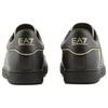 Emporio Armani EA7 Round Toe Lace-Up Low-Top Sneakers Unisex Sneakers Black X8X102XK346M701