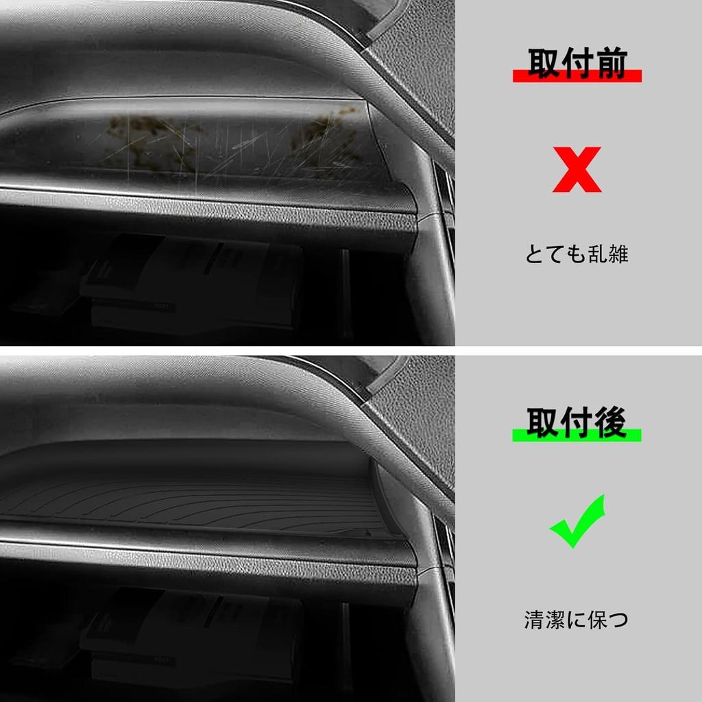 LUCKEASY Toyota Voxy Noah 80 Series and Late Dedicated Passenger Side Glove Box Driver Side Lower Box Passenger Side Upper Box Passenger Side Open