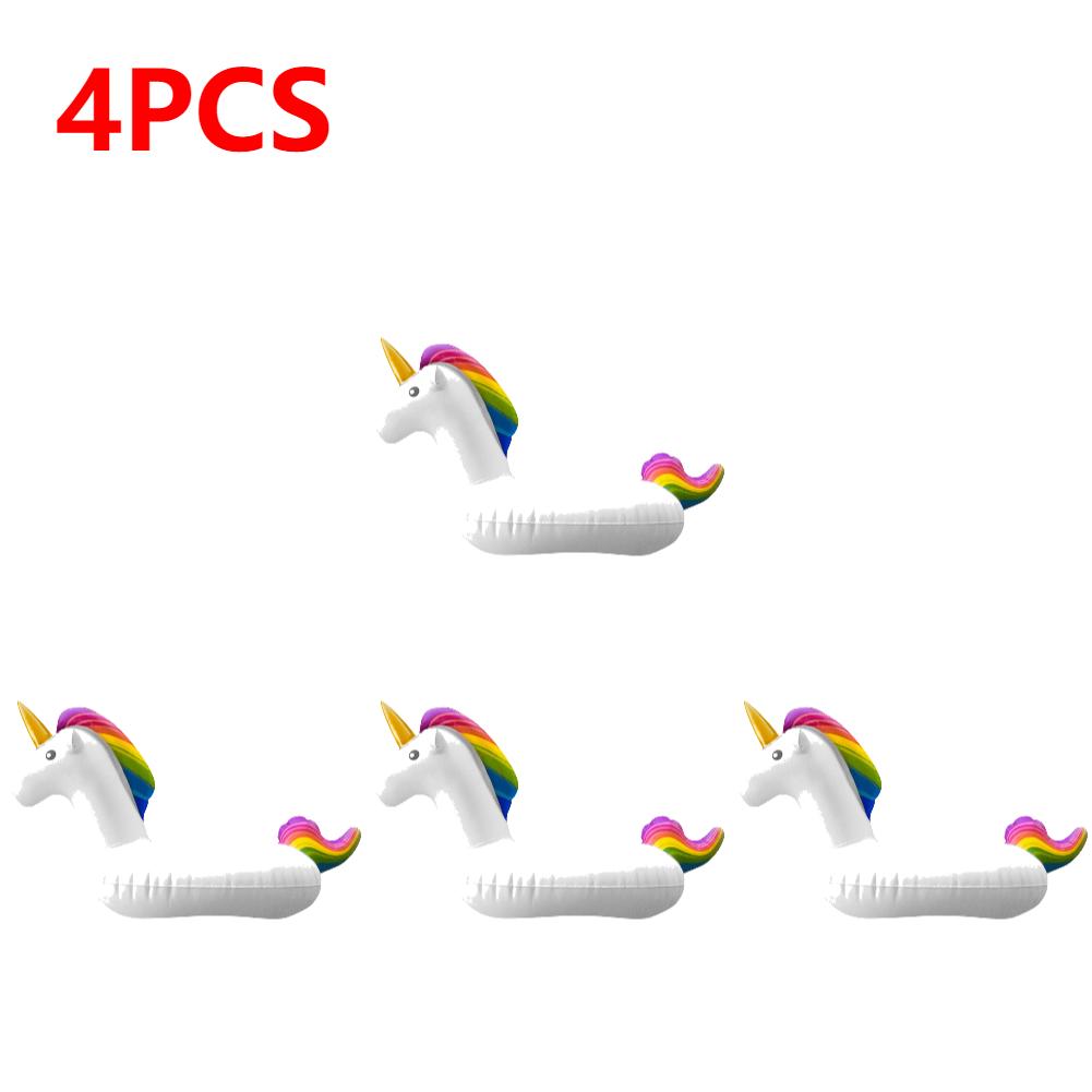 1-5PCS Inflatable Cup Holder Coconut Tree Style Inflatable Drink Coasters Cup Holder Float Cup Stand Pool Accessories