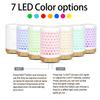 New Ceramic Aroma Diffuser Humidifier with 7-Color Night Light