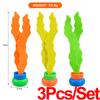 Underwater Grabbing Toys Diving Pool Toys Kids Swimming Training Summer Water Play Kit Diving Stick Seahorse Seaweed Fish Bone