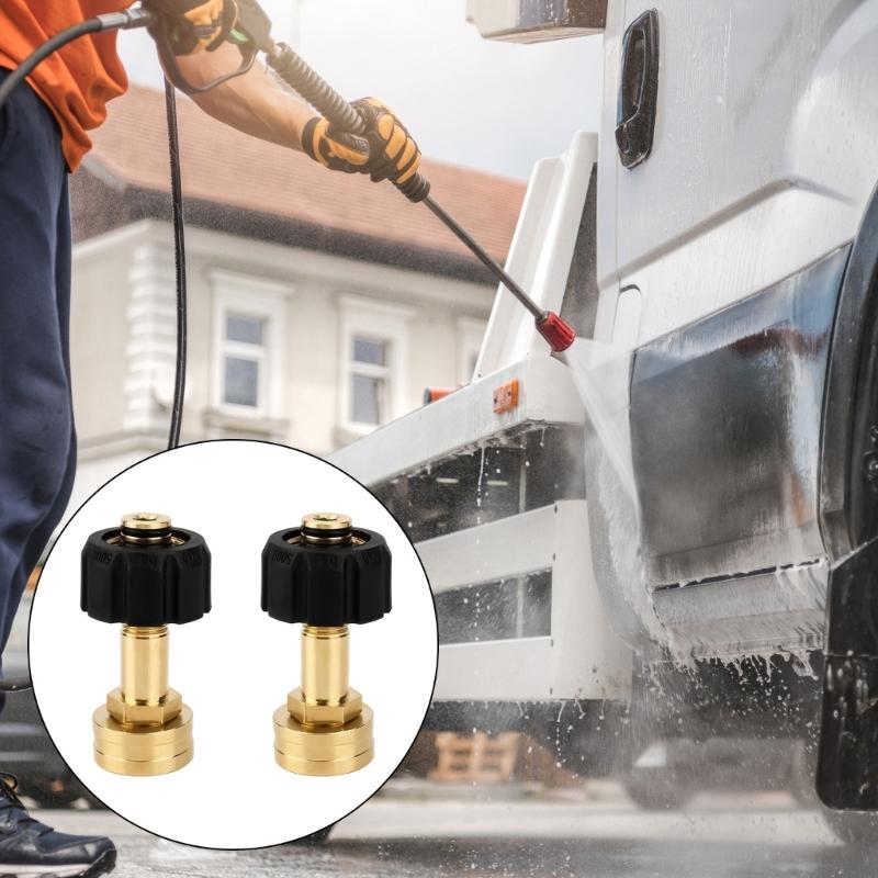 Industrial Strength 3/4In Female Threaded Quick Connect Adapter M22-14mm Copper Fitting For High Pressure Hose Systems