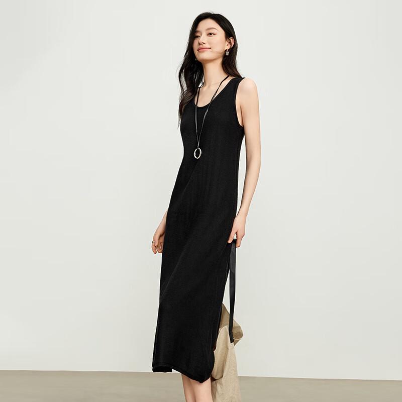 JOY SPEAKER Elegant Sleeveless Maxi Dress