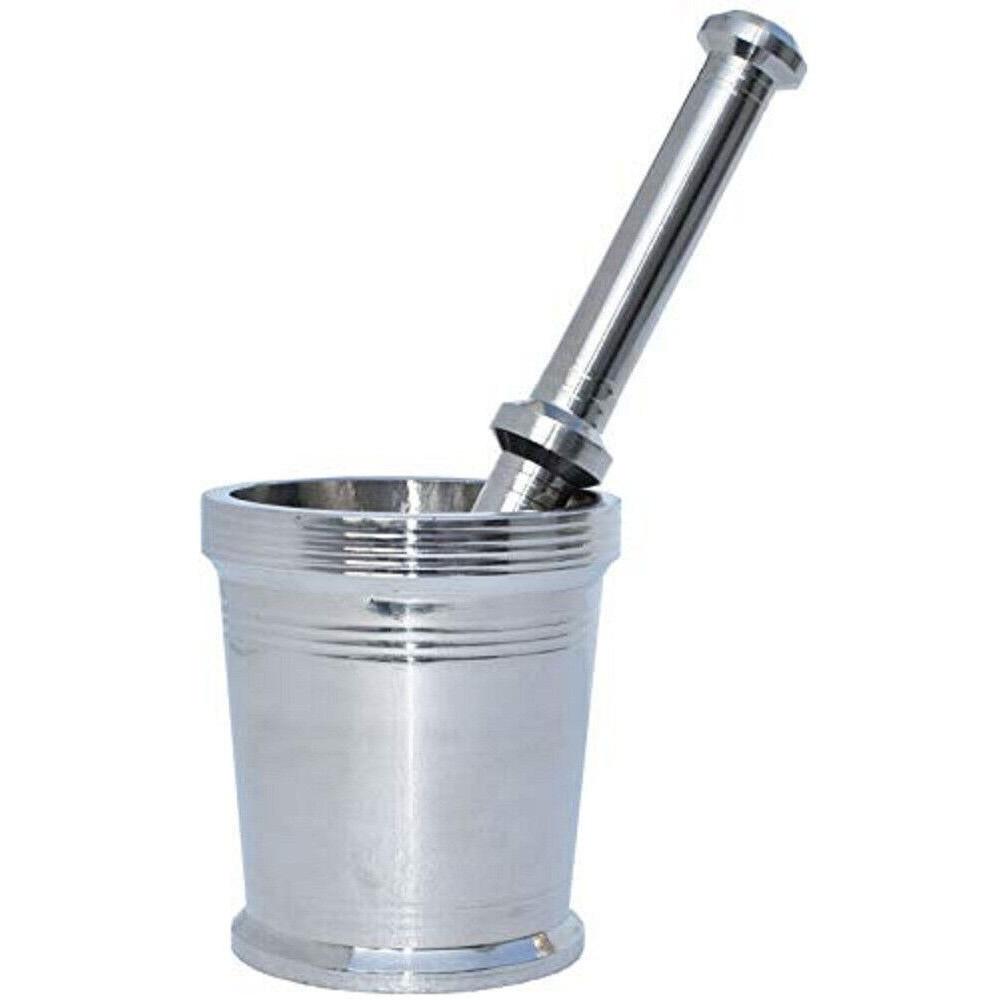 

Indian Traditional Heavy Stainless Steel Imam Dasta Spice Grinder For Kitchen CN867