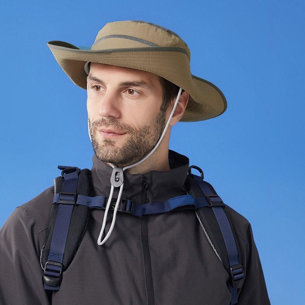 Tragbare faltbare Fischerhüte Sonnenschutz Anti-UV faltbare Kappe Schnelltrocknend Wasserdicht UV-Schutz Damen Herren