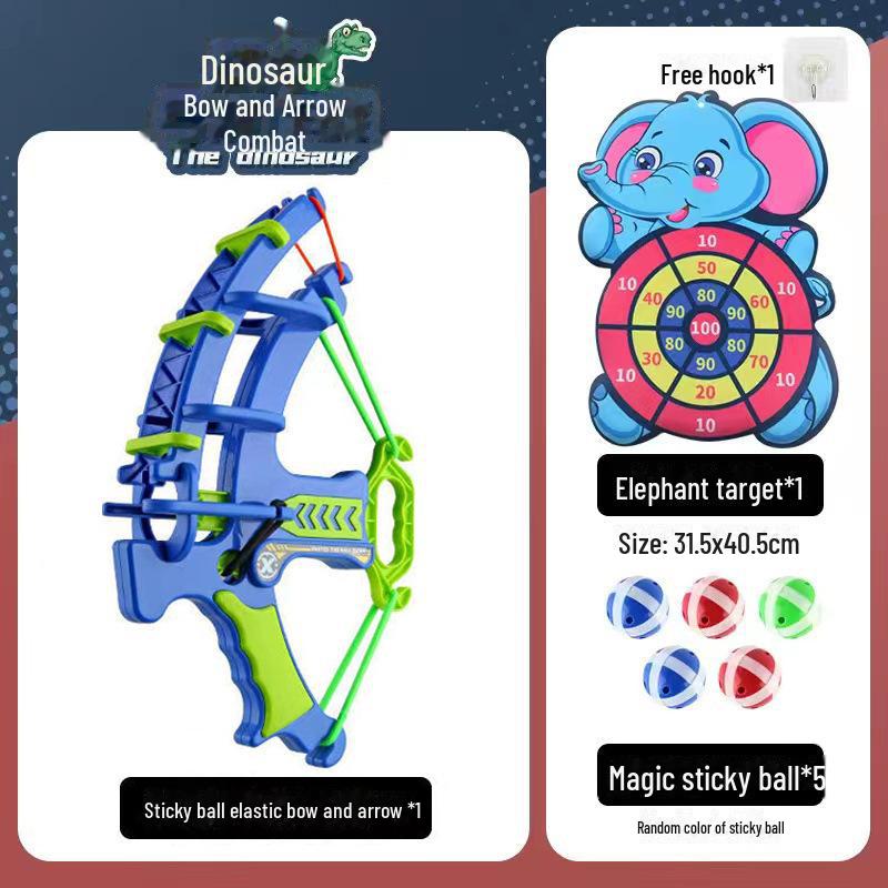 "Interactive Bow & Arrow Dartboard Toy for Parent-Child Fun"
