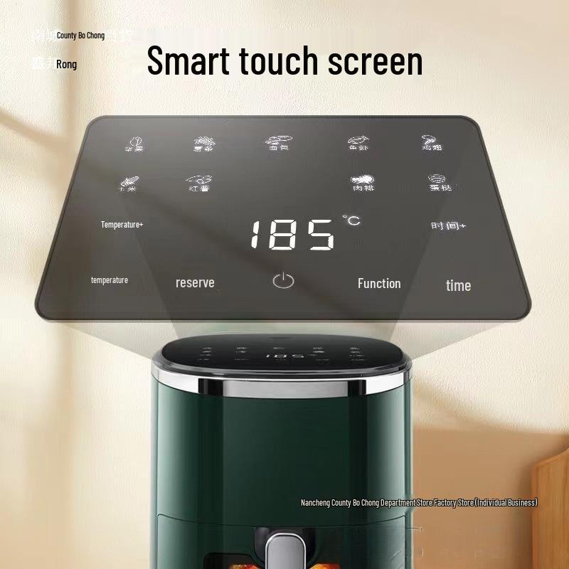 Smart Multifunctional Air Fryer Oven with Touch Screen - Oil-Free, Large Capacity