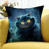 Cool CCheshire CCat Various Sizes Square Pillow Case For Car Home Bedchamber Decor