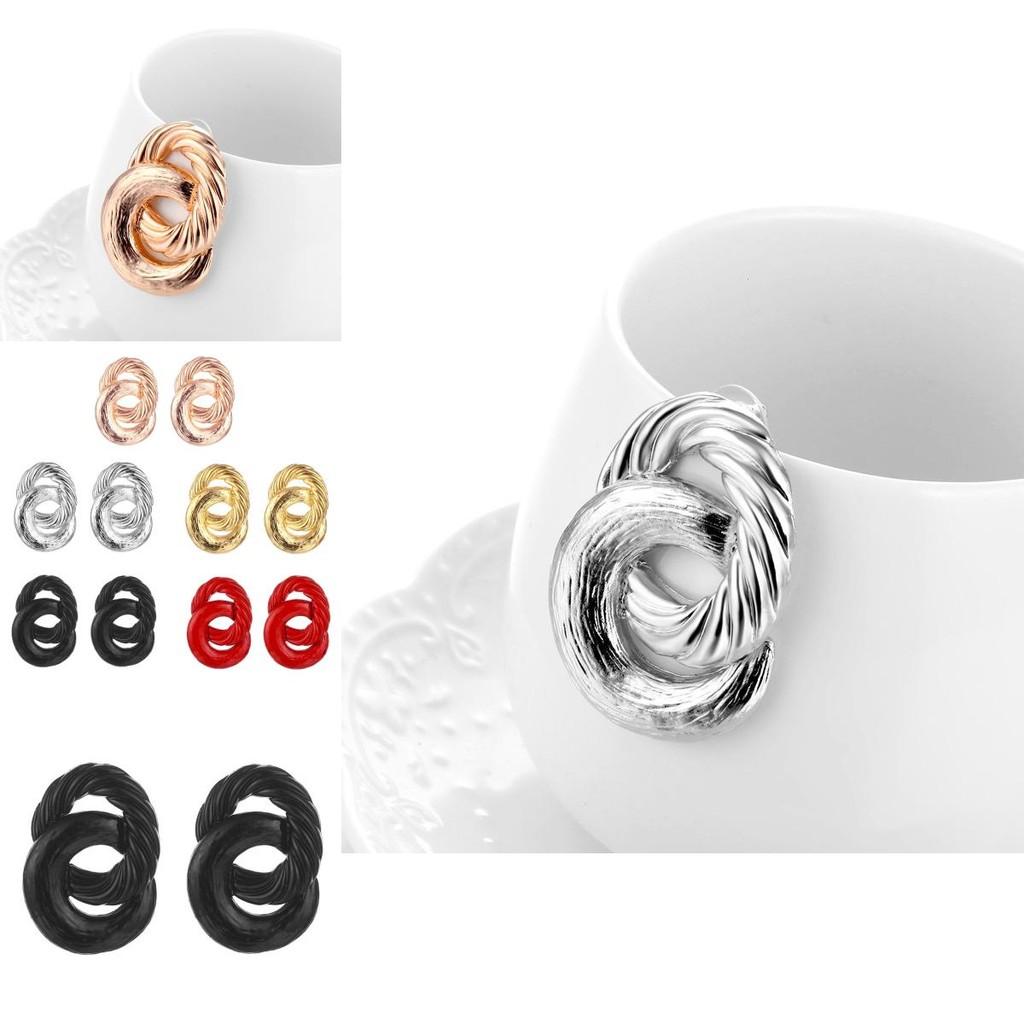 Stylish Geometric Alloy Hoop Earrings For Women Perfect For Any Occasion