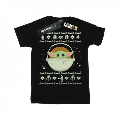Mens The Mandalorian The Child Christmas T-Shirt