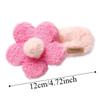 Flyaway Hair Sweet Flower Hair Clip Cute Soft Headwear Accessories Fashion Large Duckbill Clip Daily