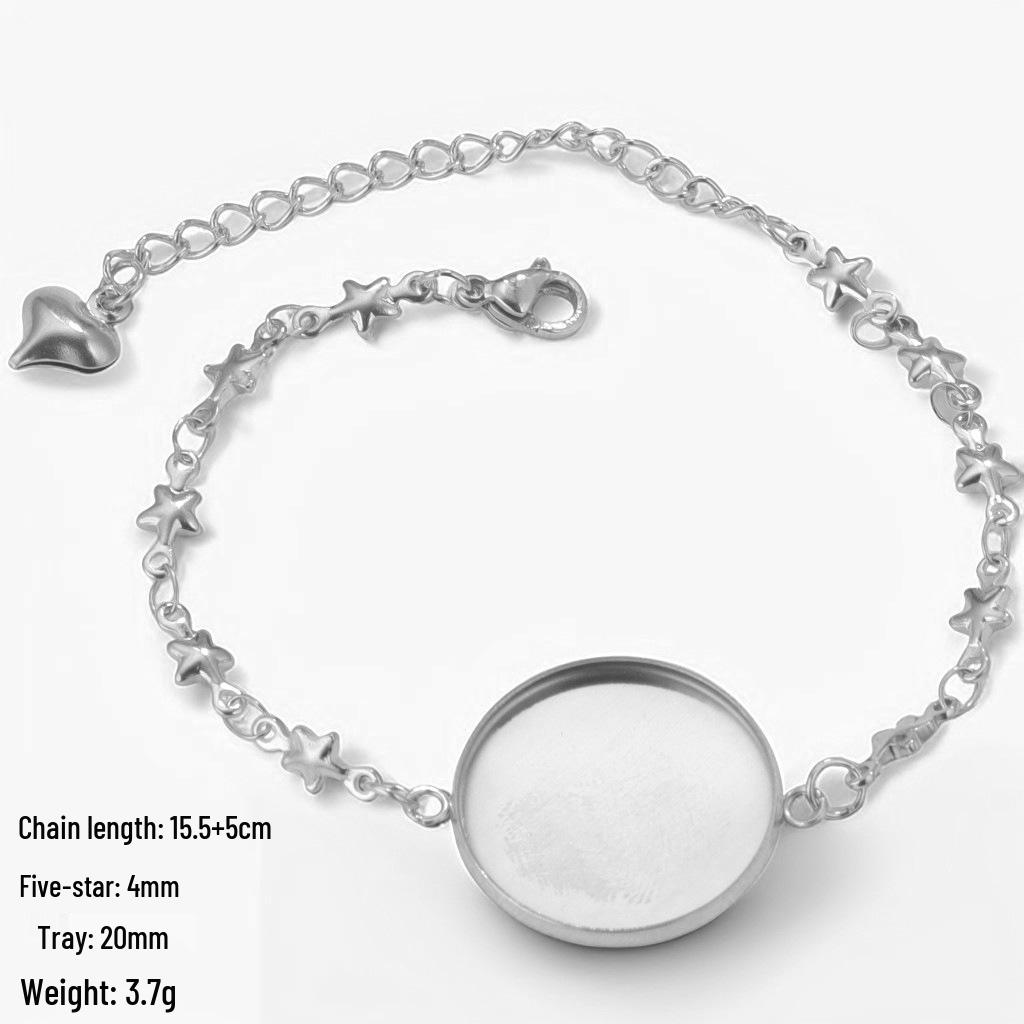 

Набор для изготовления браслетов своими руками с 20-миллиметровым подносом для часового механизма из нержавеющей стали