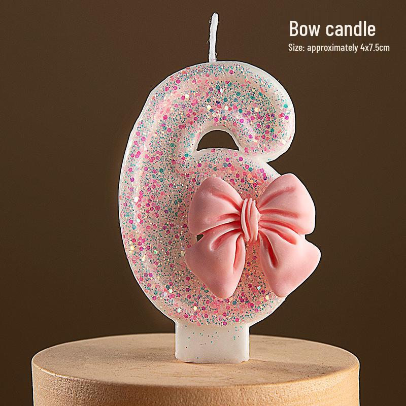 2025 Creative Lotus Birthday Number Candles for One-Year-Old Boys & Girls