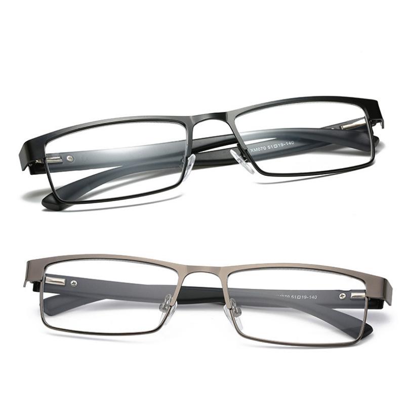 Highquality Metal Frame Men Reading Glasses Vintage Business Hyperopia Eyewear Male Reading Eyeglasses +1.0+1.5+2.0+2.5+3.0+4.0