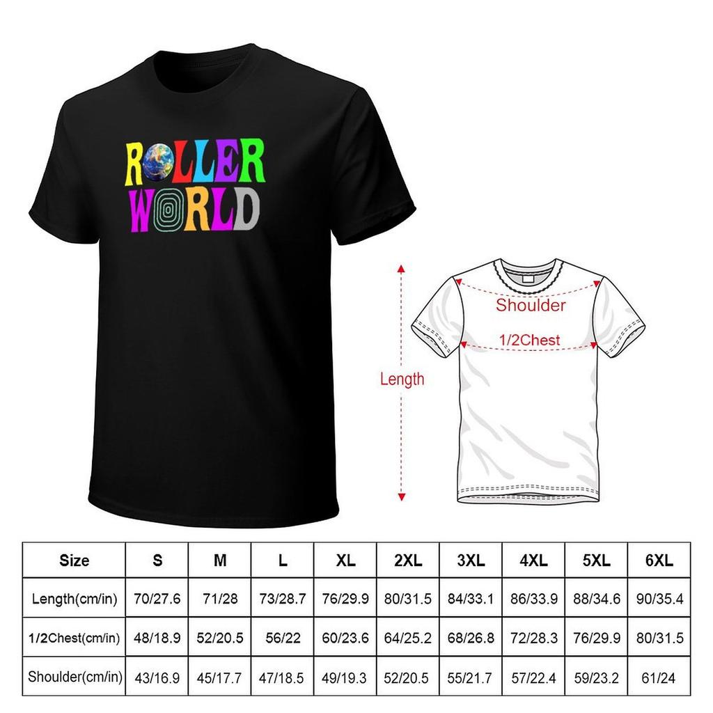 On My Block  RollerWorld TShirt Funny tshirt oversize tshirts man funny shirt cotton t shirts for men cotton