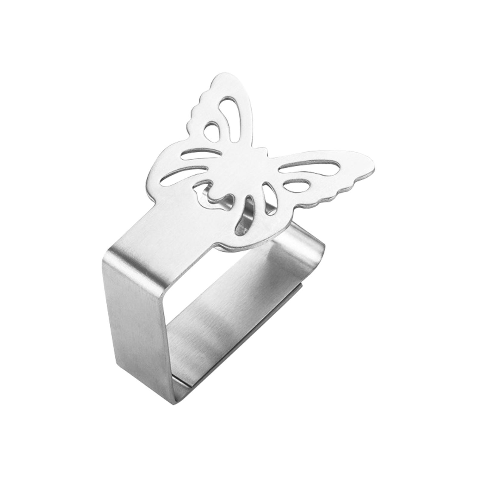 

Зажимы для скатерти из нержавеющей стали, декоративный зажим для скатерти в форме листа, держатель для крышки стола, зажимы для пикника, барбекю, свадебный декор One Size