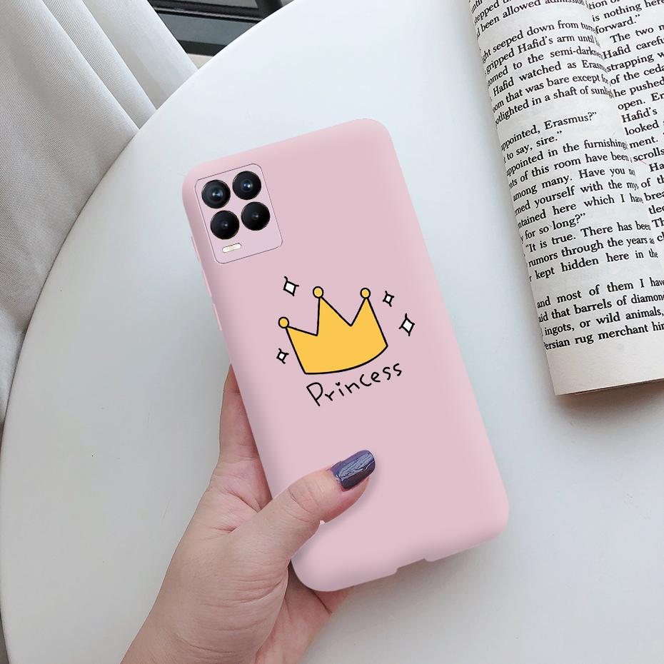 For Oppo Realme 8 Pro Case Cute Painted TPU Silicone Shockproof Soft Back Phone Cover for Realme 8 Pro Global Version 6.4" Case