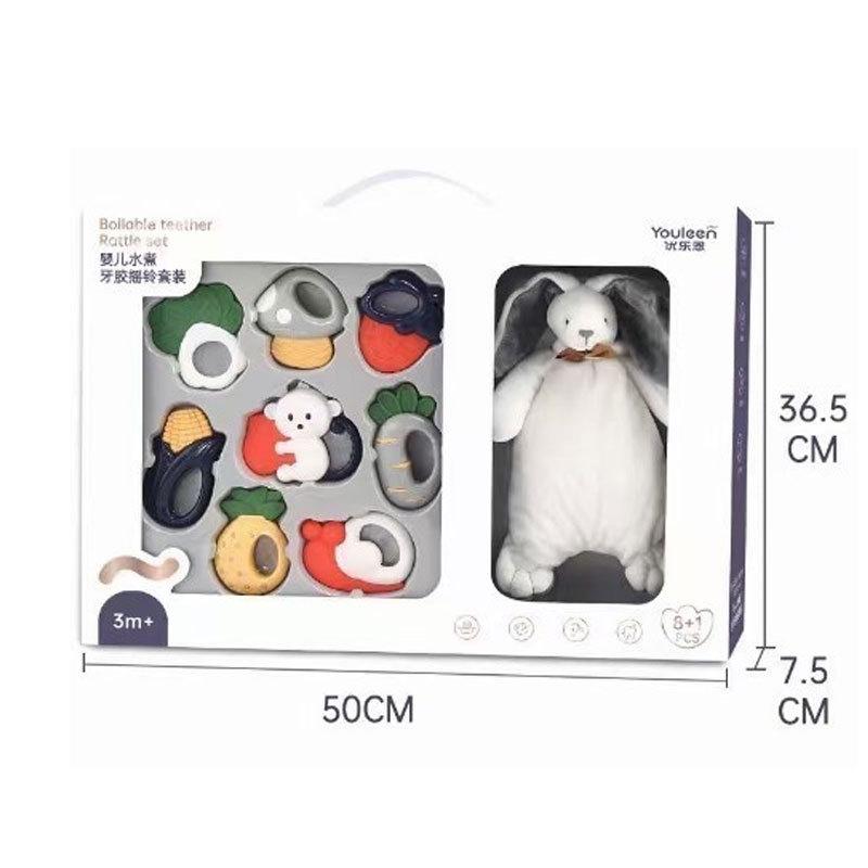 Genuine Newborn Baby Hand Rattle 0-6 Months Baby Educational Early Education Grasping Training Toothpaste Biting Toy