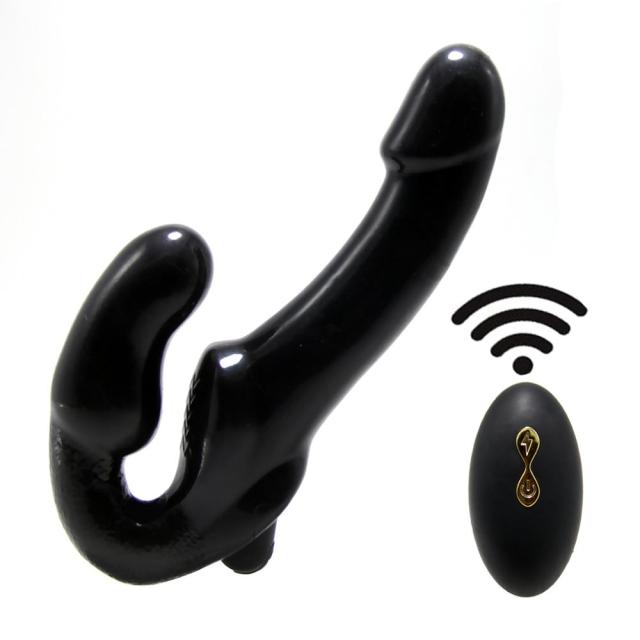 Trådløs fjernkontroll doble hoder Dildo Vibratorer for Kvinner Menn Par Sexleketøy Onani Eksotiske tilbehør Leker