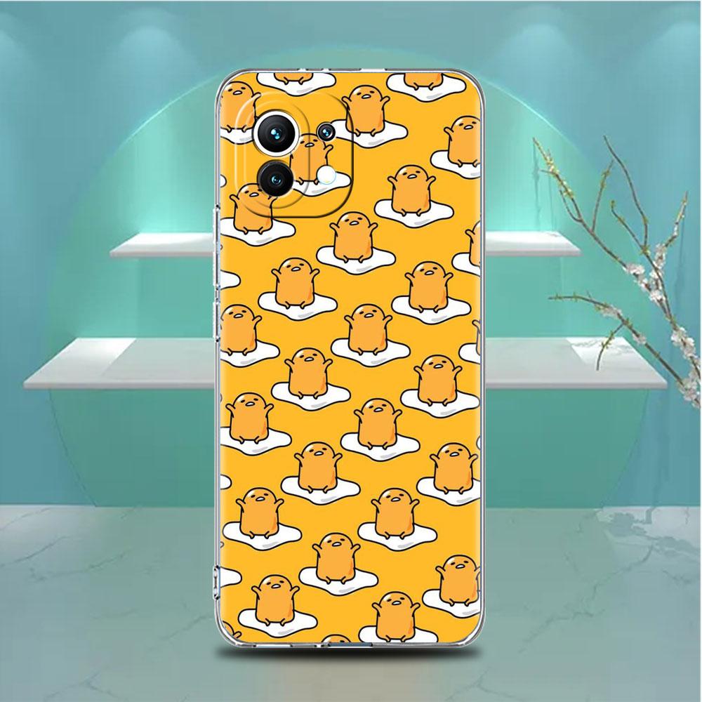 

Прозрачный чехол для Xiaomi Mi Poco X3 NFC M3 Pro F3 F1 11 Lite 12 Note 10 11T 9T, прозрачный чехол для телефона Gudetama Xiaomi Poco M3