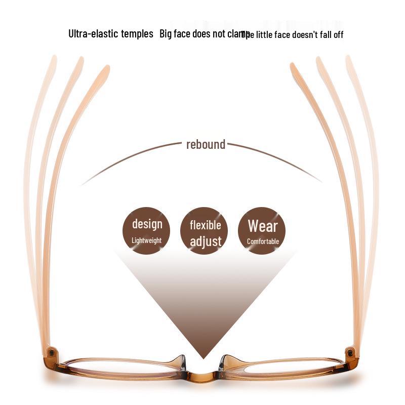 Anti-Blue Light Extra-Large Frame HD Lightweight Unisex Reading Glasses