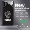 Fashion N-nasH Fishing Brand  Phone Case For Samsung S26 S25 S24 S23 S22 S21 Plus Ultra Note20 Glass Magnetic Case