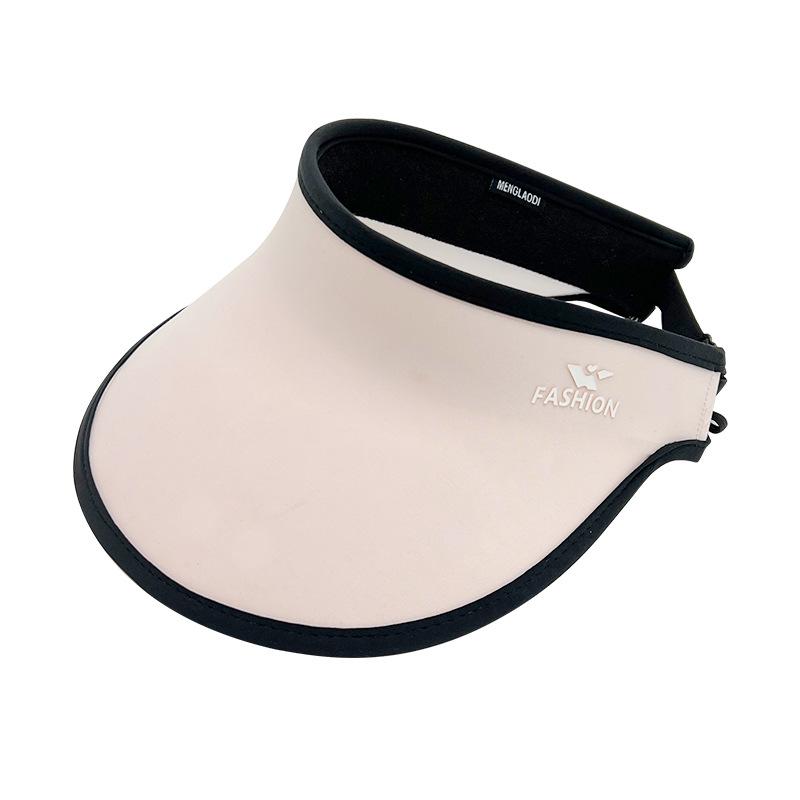 New Summer Sun Protection Hat for Women's Markless Integrated Hollow Top Hat Big Brim Strong Shade UV Sun Hat