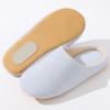 Pantofole da Donna in Cotone Silenziose a Punta Aperta - Suola Morbida in Tessuto, Lavabili in Lavatrice, Perfette per l'Autunno e l'Inverno in Casa