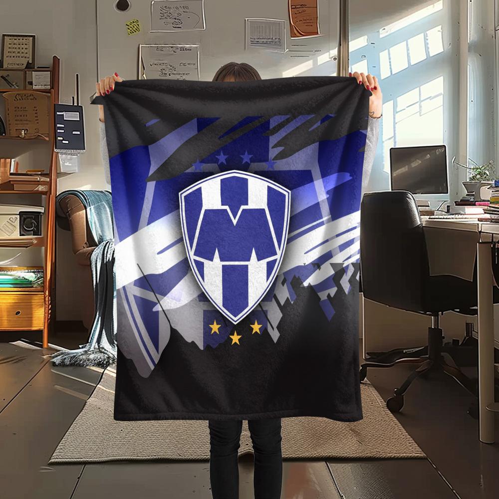 CF. Monterrey Print Flanelldecke, Hohe Qualität, Bequem für alle Jahreszeiten, Heimdekoration, Wärme und Komfort