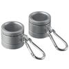 2Pcs 360 Degree Rotating Flag Mounting Ring Silver Spinning Flag Pole Kit  Diameter Flagpole