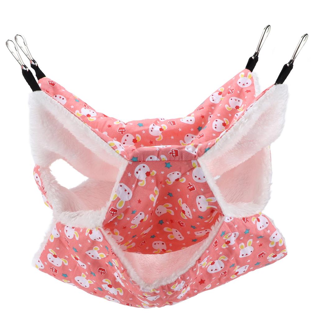 Pet ThreeLayer Warm Hammock sy to Cln and Install Hanging   Sping Bag(Cartoon Fan )