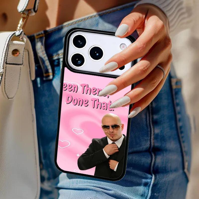 Mr Worldwide Phone Case For iPhone 17 Air 14 15 13 12 Max Cover For Apple 16e 11 Pro Max Plus Coque