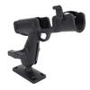 Boat Fishing Rod Holder with Mounting Base Adjustable Rotatable Fishing Pole Holder for Boat Canoe Kayak Black