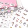 1PC Cute Bubble Frame Series Die Cut Decorative Stationery Stickers Creative Handbook DIY Handmade Scrapbook Aesthetic Supplies