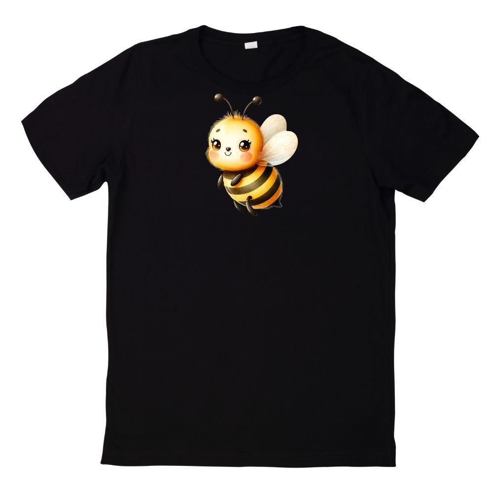 T-Shirt Cute Flying Bee Bumblebee Insect-Friendly MotifWill Open In a New Window or Tab