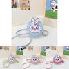 Rabbit Cute Cartoon Childrens Lanyard Messenger Bag Autumn Student Purse Coin