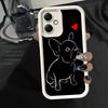 French Bulldog Black Desgin Soft Phone Case for Xiaomi Redmi Note 15 14 13 12 11 Pro Plus 10S 11S 4G 11T 5G Shell Silicone Funda