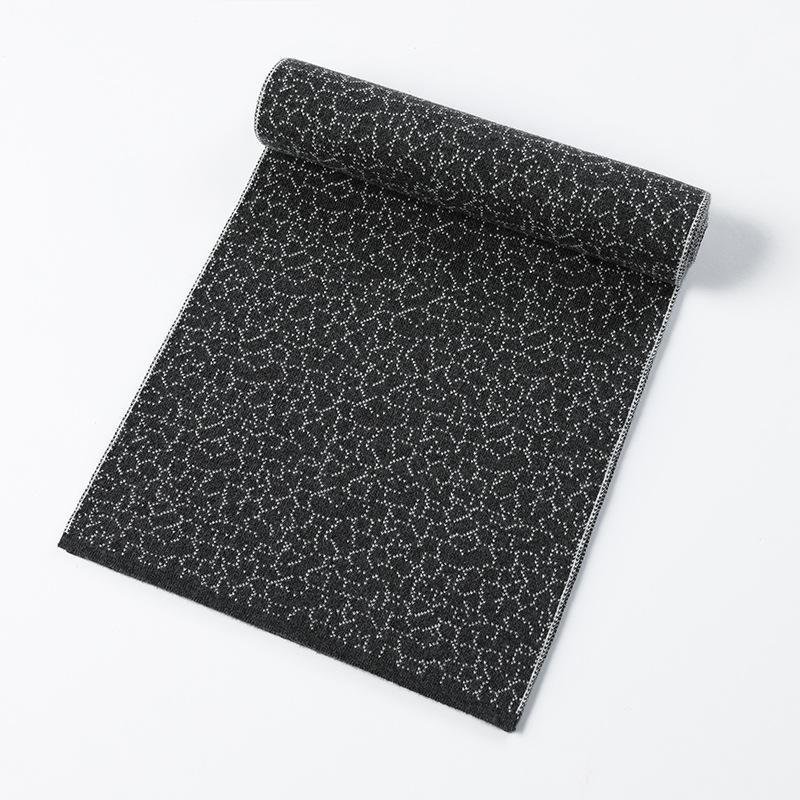 Men's Medium and Long Scarves with Cashmere, Business Leisure, Simple and Versatile, Autumn and Winter, Middle-aged and Old 2025 People Travel