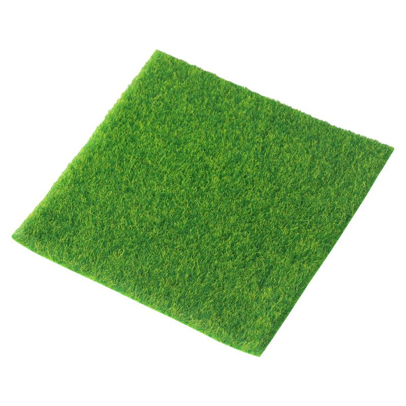 15/30cm Square Grass Mat 3mm 5mm 8mm Thick Artificial Lawn Carpet For DIY Project Model Scene Railway Layout Accessories