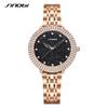 Reloj de Mujer Reloj de Mujer Lujo Ligero Esfera Completa de Diamantes Gipsófila Marca Famosa Reloj de Mujer Resistente al Agua Correa de Acero Mujer 9879