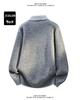 Men's Trendy Faux Two-Piece Lapel Sweater - Autumn/Winter Thickened Velvet Casual Knit Base Layer