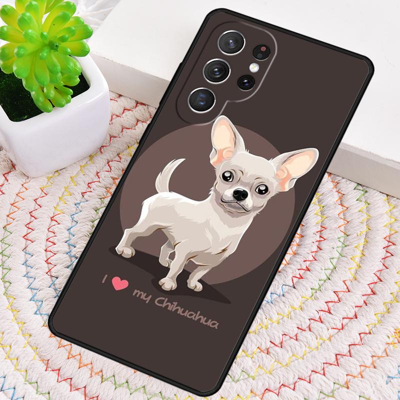 Cute Chihuahua Dogs Phone Case for Samsung Galaxy Note 10 Pro S26 Ultra S23 S24 FE S25 S21 S22 PLUS Shockproof Cove