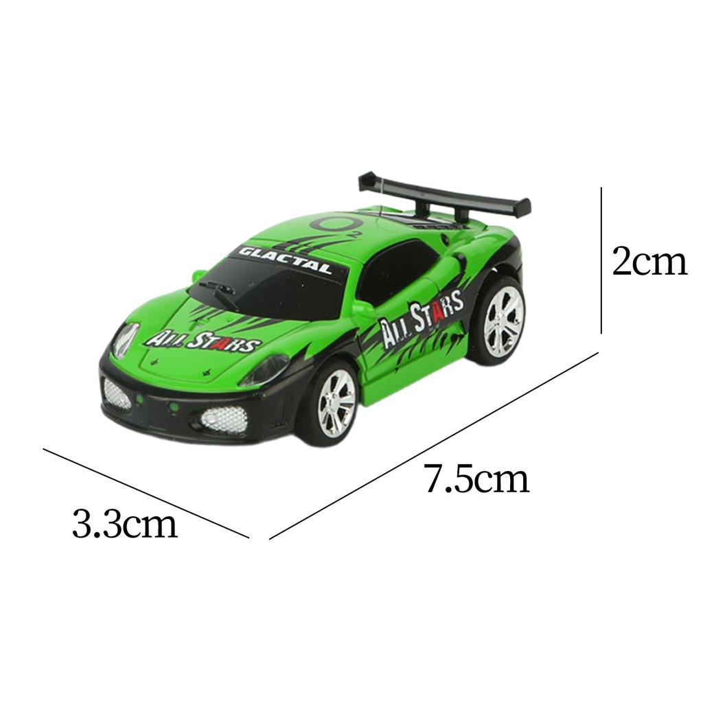 Mini Model Car Toy with Remotes in A Can Container Electric Mini Remote Control Car for Birthday Outdoor Gift Backyards Streets