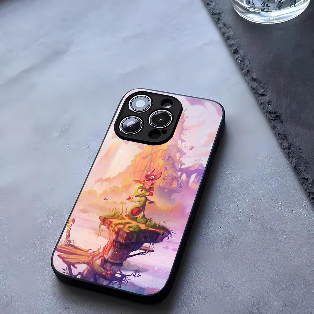 Game Yooka-Replaylee Phone Case Tempered Glass For IPhone 17 13 14 16 12 15 11 Pro Max Plus Mini X XR SE2020 Coque iPhone 14