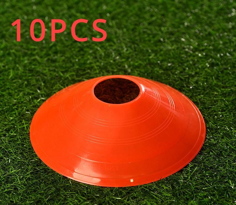 10pcs Cone Set Children's Football Training Professional Disc Footwork Agility Training Obstacle Sports Training Accessories