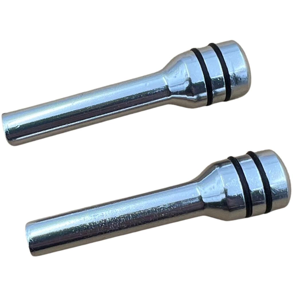 Jimny Door Lock Pin Universal Aluminum 6 Colors Custom Parts for Light Vehicles GRmkt Set of 2 Silver